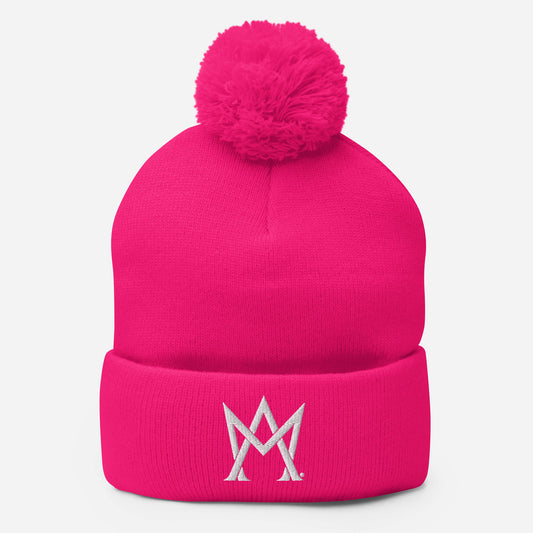 Logo Beanie with pom pom